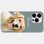 Personalisiert Gezeichnet Golden Retriever Hund Case-Mate iPhone Hülle (Rückseite (Horizontal))