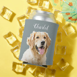 Personalisiert Gezeichnet Golden Retriever Hund Dosenkühler