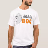 Personalisiert Ghost Daddy Boo Family Halloween T-Shirt (Vorderseite)