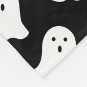 Personalisiert Ghost Halloween Fleece Blanket (Ecke)