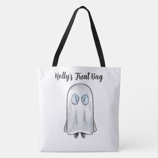 Personalisiert Ghost-Leckerei Tote-Tasche Tasche (Vorderseite)