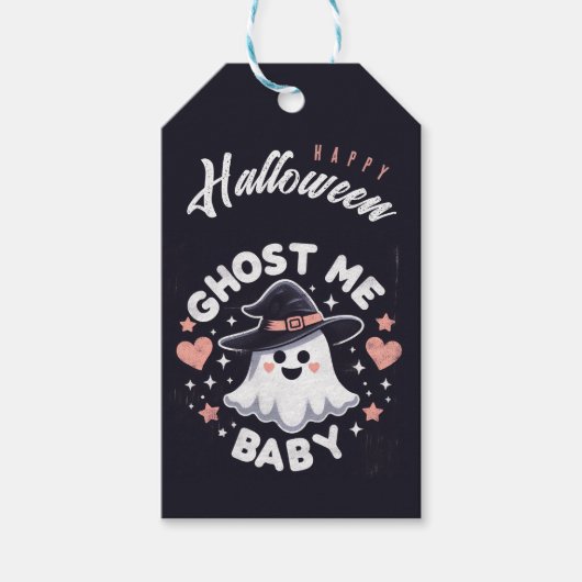 Personalisiert Ghost me Geschenkanhänger (Vorderseite)