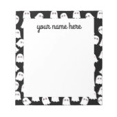Personalisiert Ghosts Notepad Notizblock (Vorderseite)