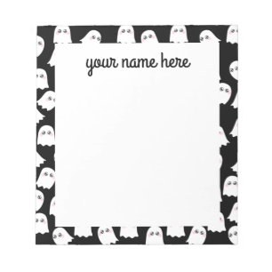 Personalisiert Ghosts Notepad Notizblock