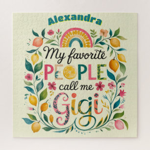 ❤️ Personalisiert GIGI gibt Müttern Geburtstag Puzzle