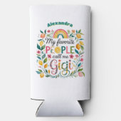 ❤️ Personalisiert GIGI gibt Müttern Geburtstag Selters Dosenkühler (Rückseite)