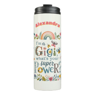 ❤️ Personalisiert GIGI gibt Müttern Geburtstag Thermosbecher