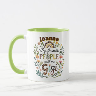 Personalisiert GIGI Mütter Tag Geburtstag Weihnach Tasse