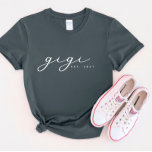 Personalisiert Gigi Oma T - Shirt<br><div class="desc">Jeden Tag fügen wir neue Designs hinzu!</div>
