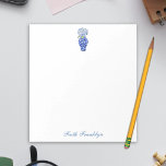 Personalisiert Ginger Jar Watercolor Hydrangea Notizblock<br><div class="desc">Mein Personalisierter Ginger Jar Watercolor Hydrangea Notepad macht das Schreiben einer Notiz zu einer Brise. Dieses Personalisierte Ginger Jar Watercolor Hydrangea Notepad kann mit einem Namen für ein personalisiertes Geschenk angepasst werden.</div>