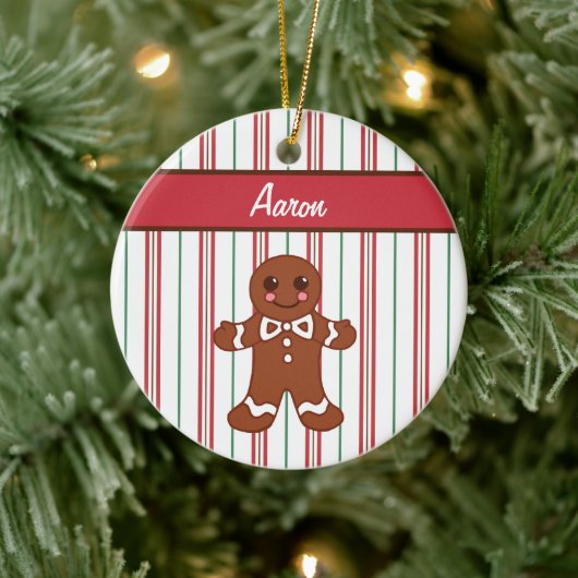 Personalisiert Gingerbread Boy Ornament (Baum)