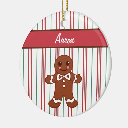 Personalisiert Gingerbread Boy Ornament (Links)