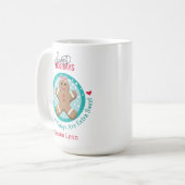 Personalisiert Gingerbread Girl Weihnachtskochtopf Kaffeetasse (Vorderseite Links)