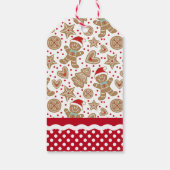 Personalisiert Gingerbread Man Weihnachtsgeschenke Geschenkanhänger (Rückseite)