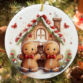 Personalisiert Gingerbrei Erste Weihnachten Verhei Keramik Ornament