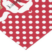 Personalisiert Gingerbrot Mann Weihnachten Großer Tischläufer (Ecke)