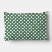 Personalisiert Gingham Kariert Pattern Zubehörtasche (Rückseite)