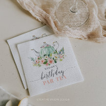 Personalisiert Girl Birthday Par-Tea Tea Party