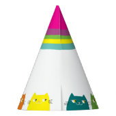 Personalisiert Girl Birthday Party Partyhütchen (Rückseite)