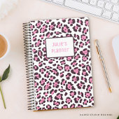 Personalisiert Girl Leopard Planner Planer