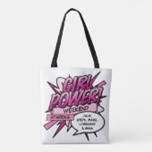 Personalisiert GIRL POWER Girls Weekend Tasche (Rückseite)