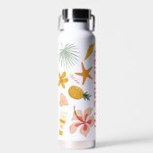 Personalisiert Girls Beach Sticker Trinkflasche (Vorne)