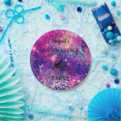 Personalisiert Girls Gymnastik Geburtstagsparty Pappteller (Party)