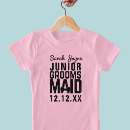 Personalisiert Girls Junior Groomsmaid T - Shirt