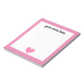 Personalisiert Girls Stationery Notepad Notizblock (Rotiert)