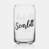 Personalisiert Girls Trip Disco Mirror Silver Boot Dosenglas (Rückseite)