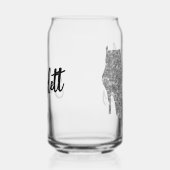 Personalisiert Girls Trip Disco Mirror Silver Boot Dosenglas (Rechts)