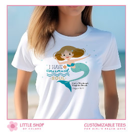 Personalisiert Girls Week Mermaid Soul T-Shirt