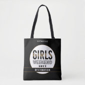 Personalisiert Girls Weekend Girl's Tour Tasche (Vorderseite)