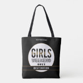 Personalisiert Girls Weekend Girl's Tour Tasche (Rückseite)
