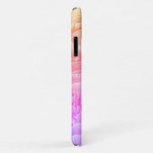 Personalisiert Girly Blue Mit Monogramm Abstrakte Case-Mate iPhone Hülle (Hinten/Rechts)