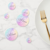 Personalisiert Girly Glam Holographic Glitzer Konfetti (Gruppe)