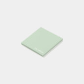 Personalisiert Girly Green School Post-it Klebezettel (angewinkelt)