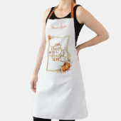 Personalisiert Give dank Pumpkin Frame Schürze (InSitu)