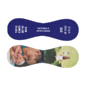 Personalisiert GLAD DU BIST MEIN VATER 2 Foto BLAU Baseball (Paneele)