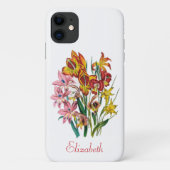 Personalisiert Gladioli Case-Mate iPhone Hülle (Rückseite)