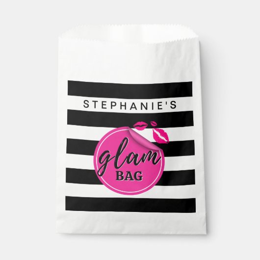 Personalisiert Glam Favor Bags Geschenktütchen (Vorderseite)