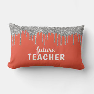 Personalisiert Glam Teacher Lendenkissen
