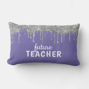 Personalisiert Glam Teacher Lendenkissen