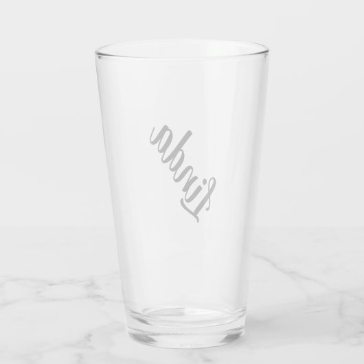 Personalisiert Glas (Rückseite)