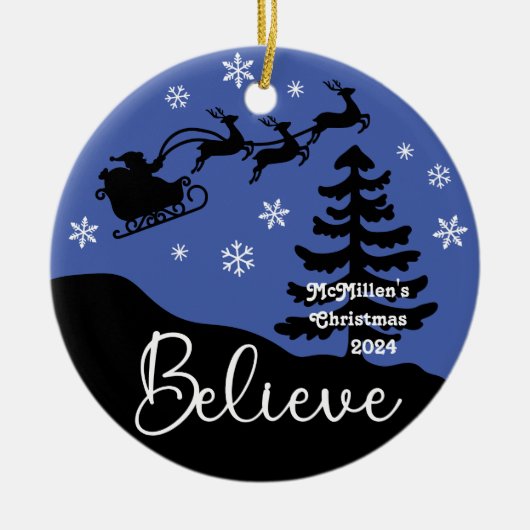 Personalisiert glauben keramik ornament (Vorne)