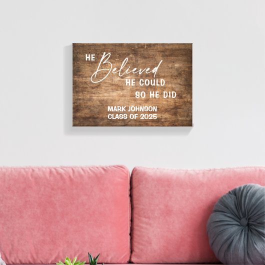 Personalisiert glaubte er, Leinwand zu Gunsten des (Insitu (Wohnzimmer))