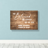 Personalisiert glaubte er, Leinwand zu Gunsten des (Insitu (Holzboden))