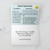 Personalisiert glückliche Osterfeier und geweihte  Karte (Innenseite)