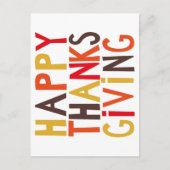 Personalisiert Glückliches Erntedankfest! Postkarte (Vorderseite)