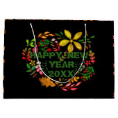 PERSONALISIERT GLÜCKLICHES NEUES JAHR 20XX GROßE GESCHENKTÜTE (Rückseite)